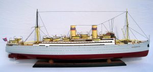 SS Stavangerfjord Wooden Model Ship - GN
