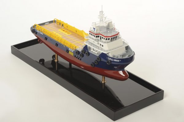 Topaz Marine Supply Vessel Model ship