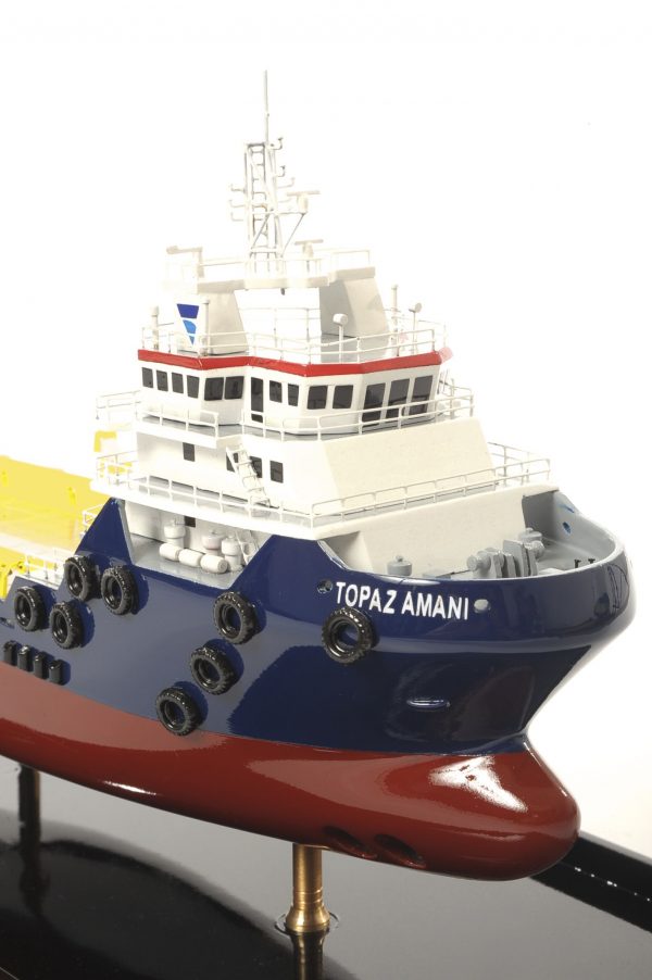 Topaz Marine Supply Vessel Model ship