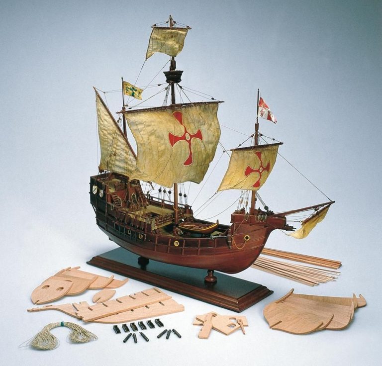 Santa Maria Model Boat Kit Scale 1 to 65 – Amati (1409)