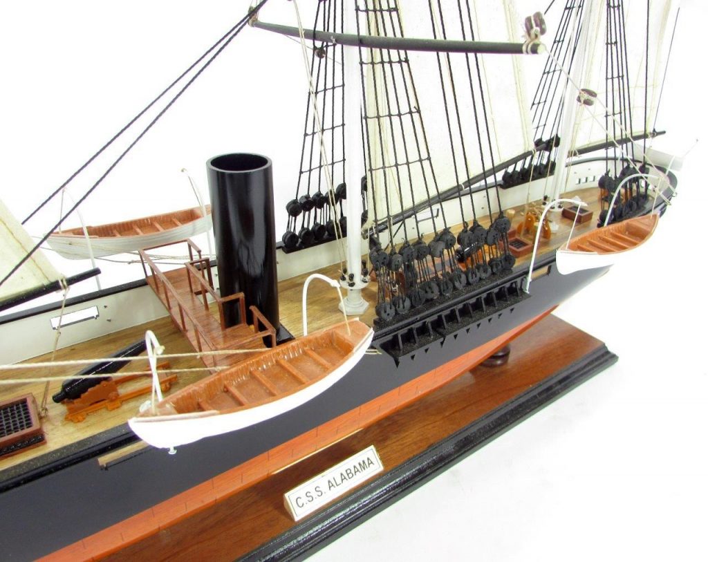 Css Alabama ship model