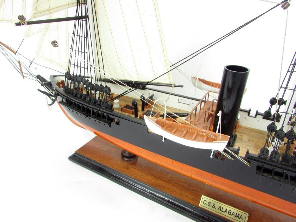 Css Alabama ship model
