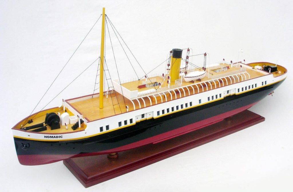 SS Nomadic wooden model ship