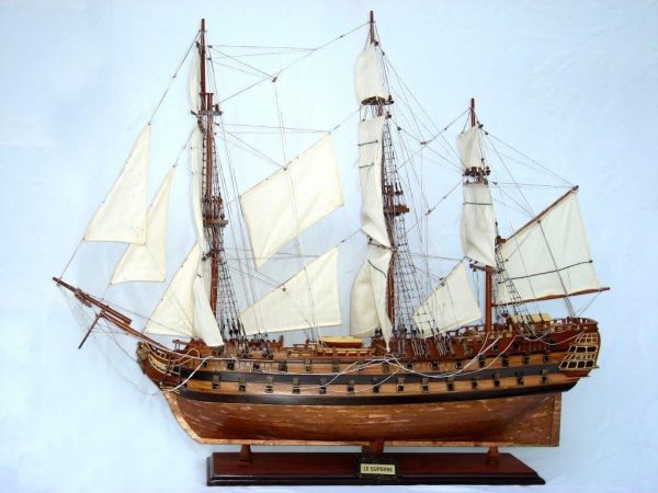 Le Superbe Ship Model with Copper Hull - GN