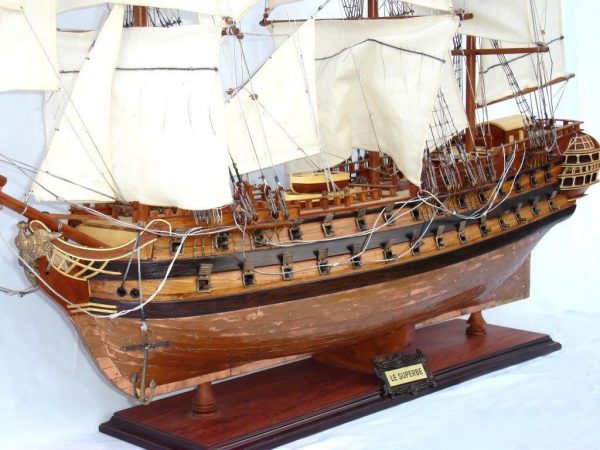 Le Superbe Ship Model with Copper Hull - GN