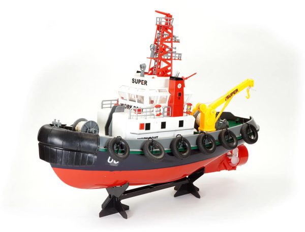 Tug Work Boat 5CH 2.4GHZ W/Water Hose Function RTR - Heng Long (HL3810)