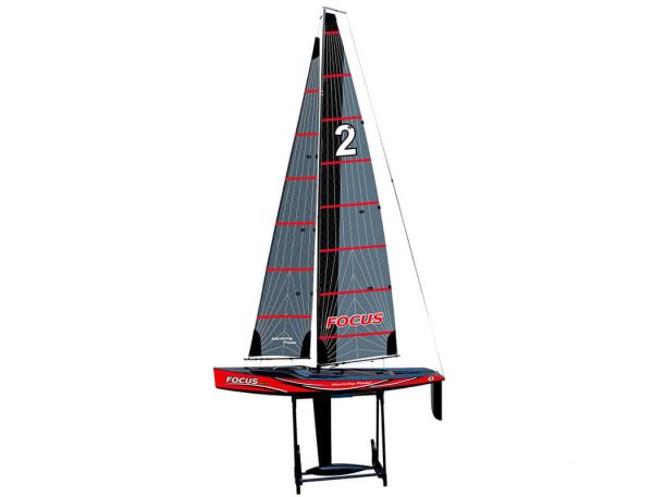 Focus V3 One Metre Sailboat RTR Red - Joysway (JY8812V3)