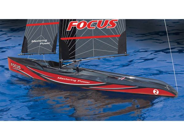 Focus V3 One Metre Sailboat RTR Red - Joysway (JY8812V3)