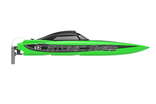 Atomic SR85 Brushless Boat (No Batt) Green ARTR - Volantex (V798-3)