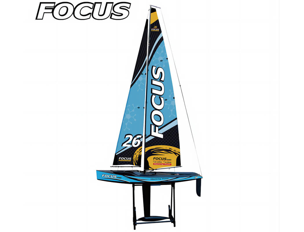 Focus V3 One Metre Sailboat RTR Blue- Joysway (JY8812V3B)