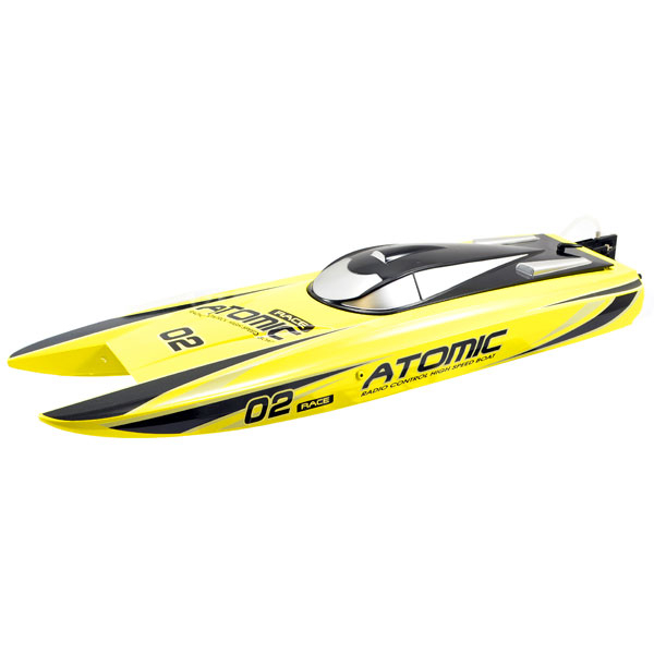 Racent Atomic 70CM Brushless Racing Boat ARTR Yellow - Volantex (V792-4Y)