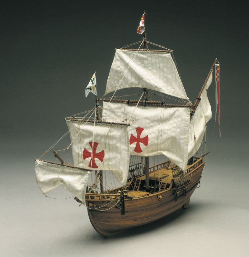 Pinta Caravel of Columbus Model Boat Kit - Mantua Models