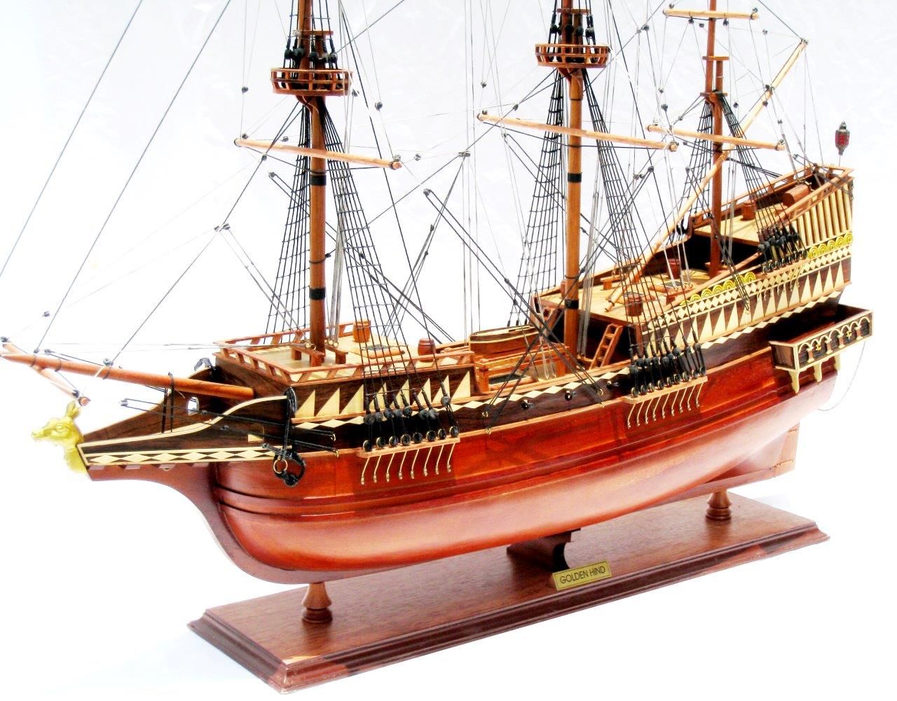 1788-13538-Golden-Hind-Model-Ship-Standard-Range