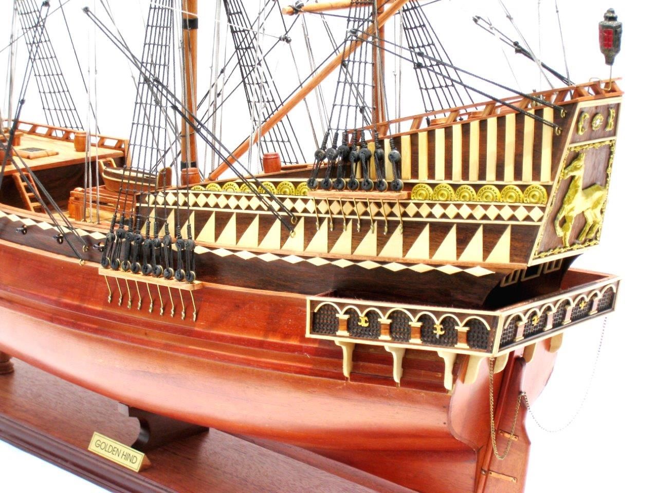 1788-13541-Golden-Hind-Model-Ship-Standard-Range