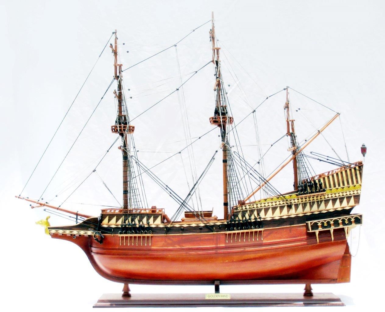 1788-13545-Golden-Hind-Model-Ship-Standard-Range