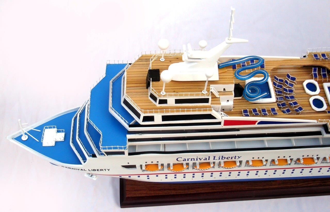 Carnival Liberty Wooden Display Ship Model - GN