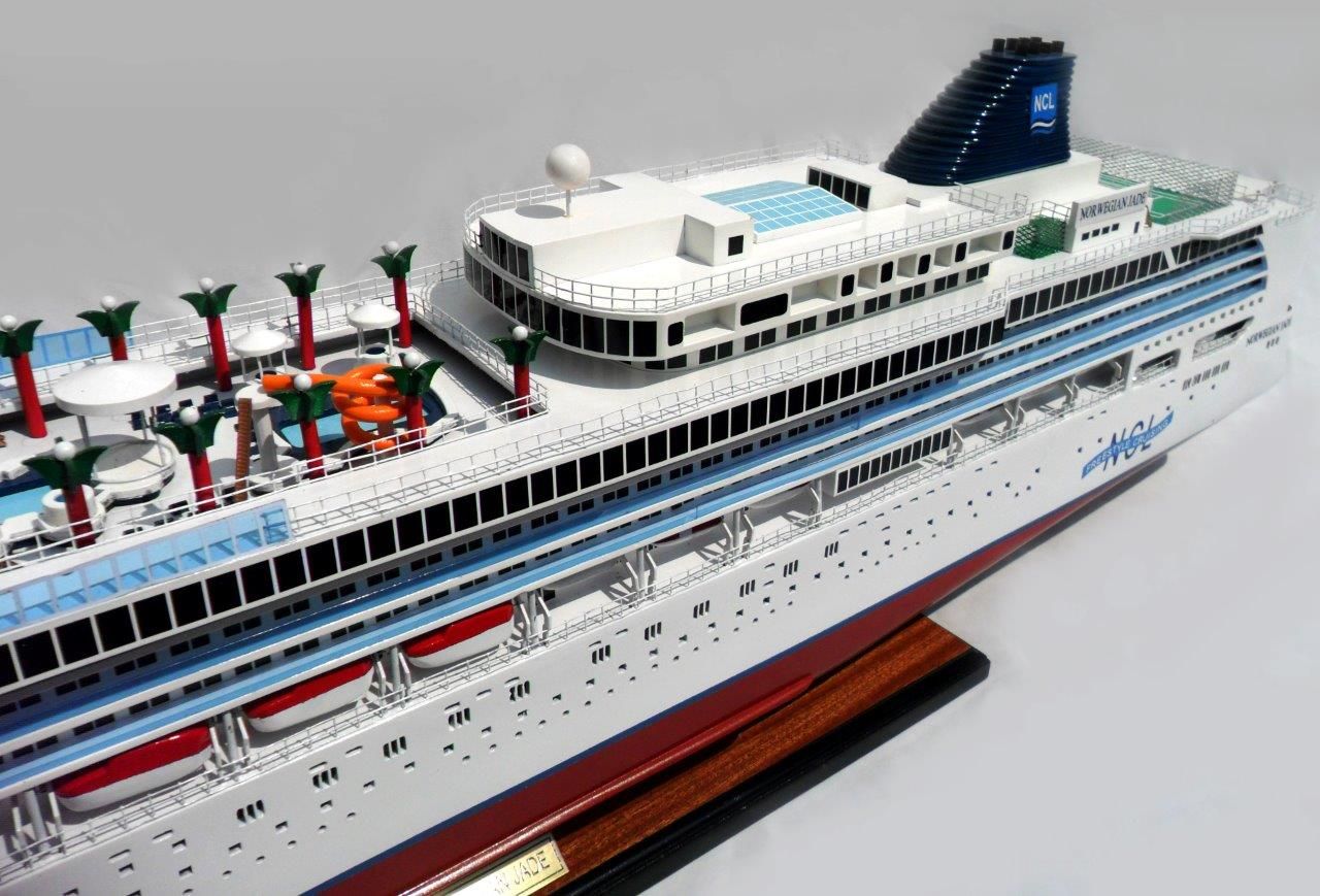 2081-12349-Norwegian-Jade-Wooden-Model-Ship