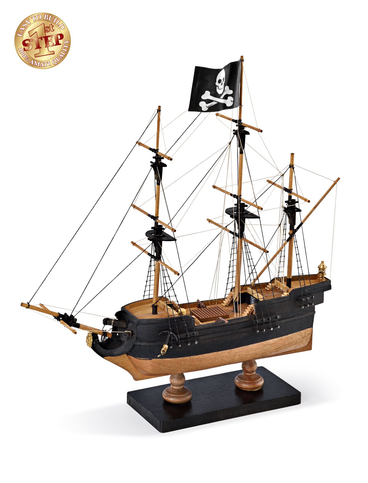2507-14260-Pirate-Ship-Model-Boat-Kit-60001