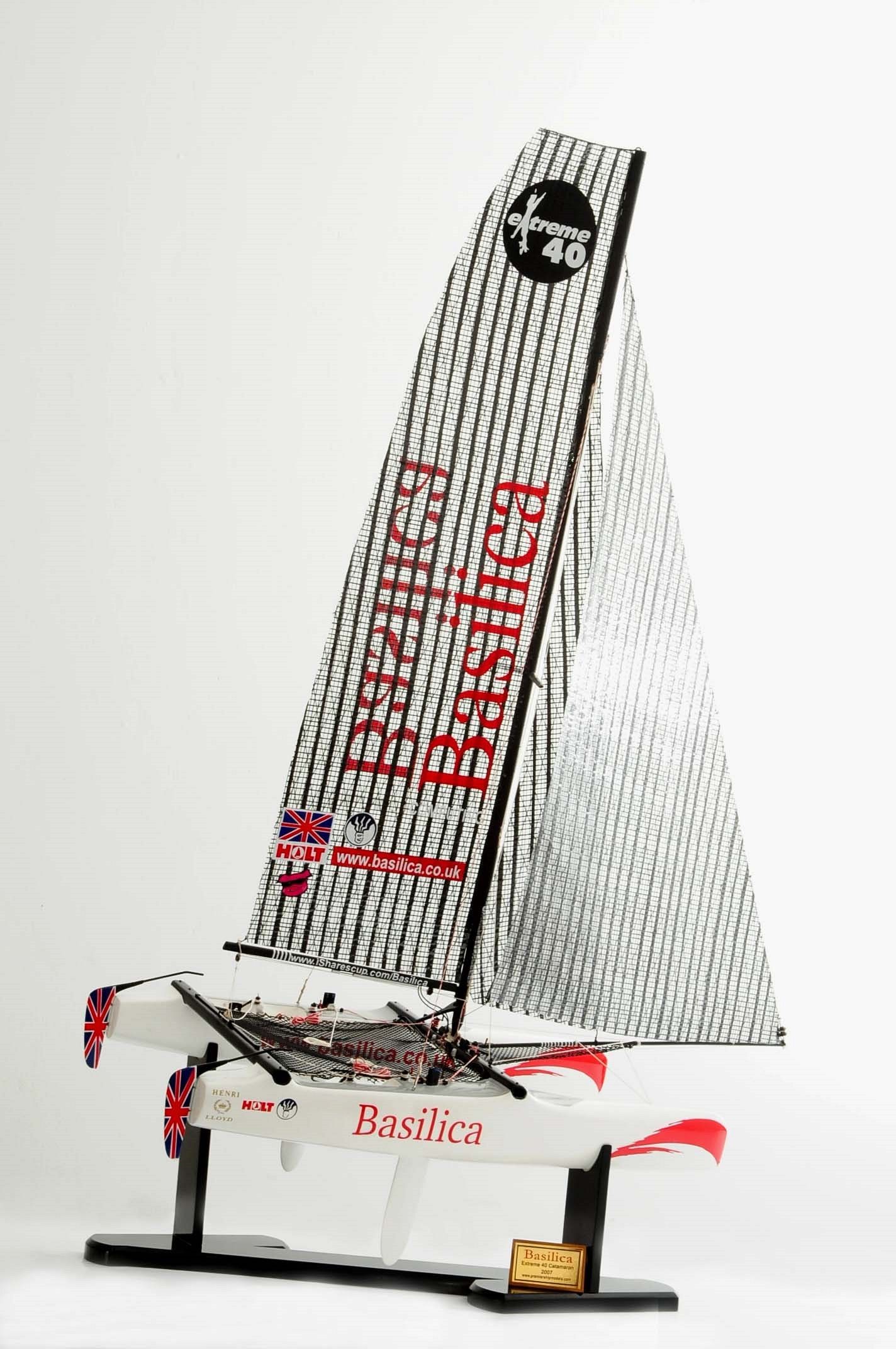 Basilica Catamaran Display Ship Model (Premier Range) - Premier Ship Models