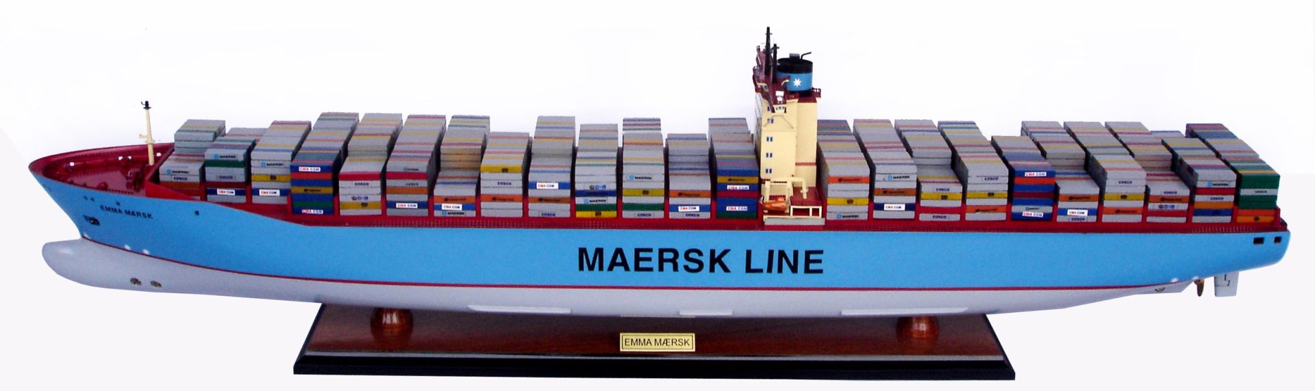 Emma Maersk (with lights) Display Ship Model - GN