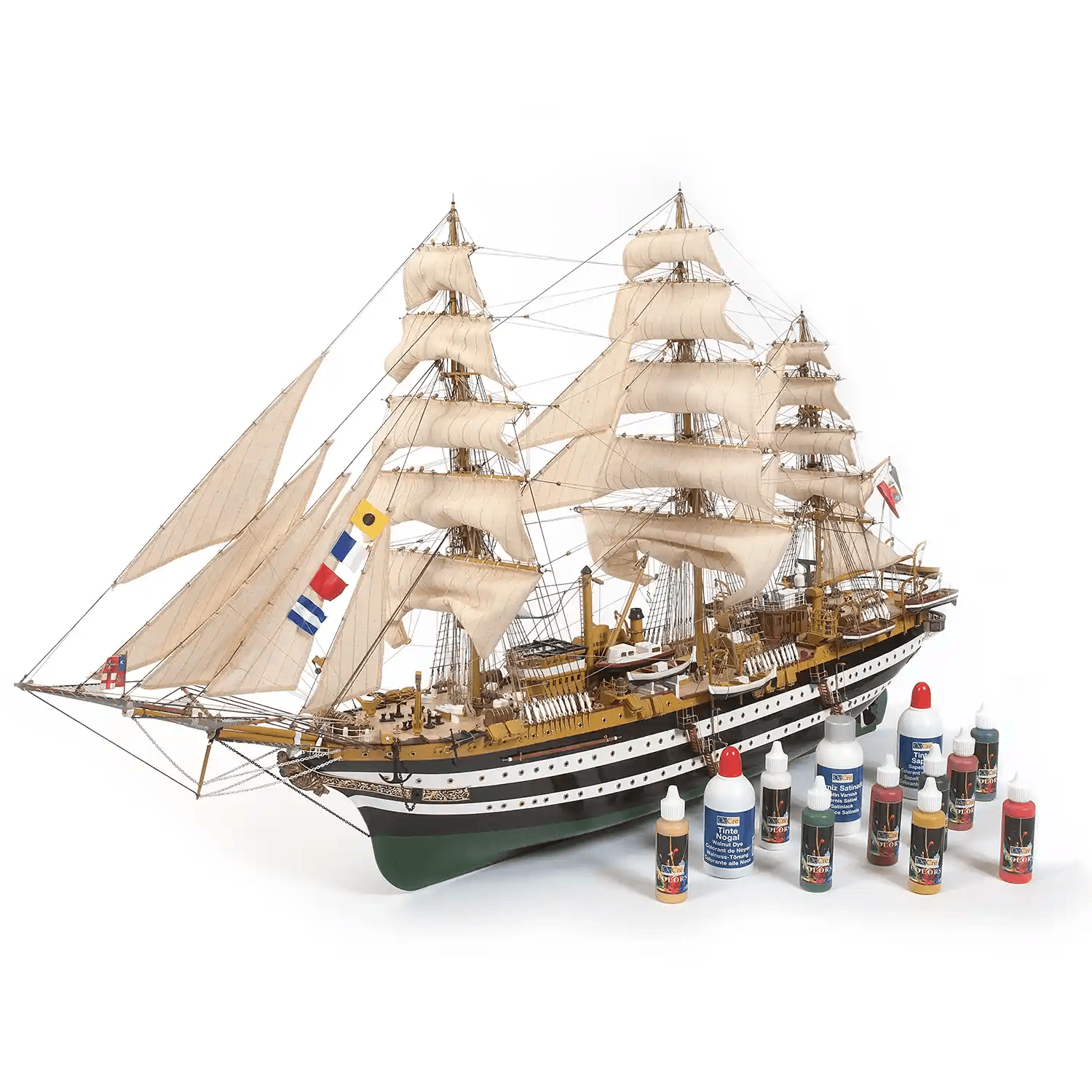Amerigo Vespucci Acrylic Model Boat Paints - Occre
