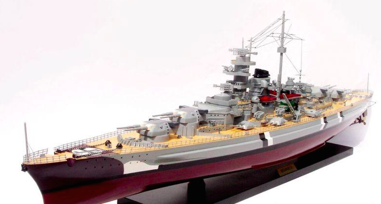 Bismarck Battleship Display Ship Model (Standard Range) - GN