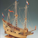 Half Moon Model Boat Kit - Corel
