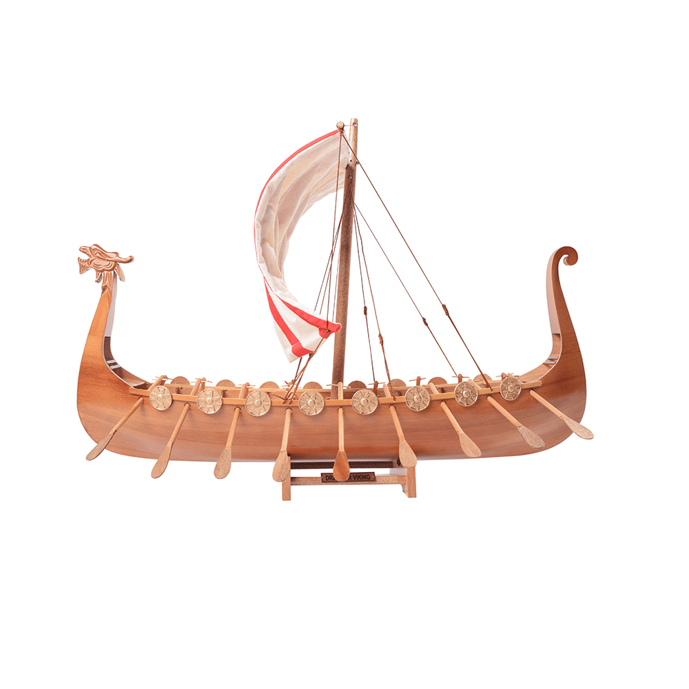 Drakkar Viking Display Ship Model - OMH