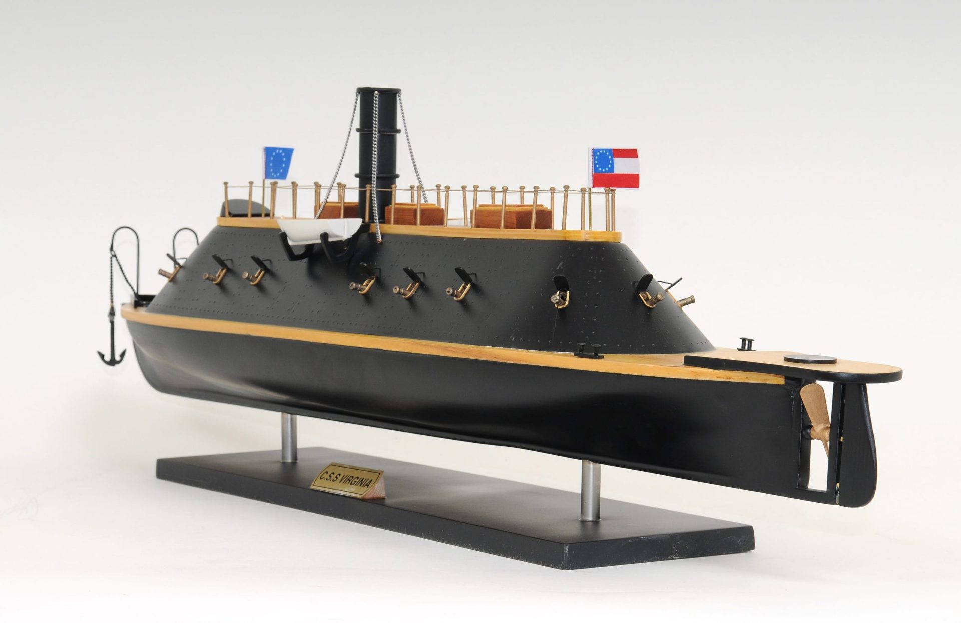 CSS Virginia Display Ship Model - OMH