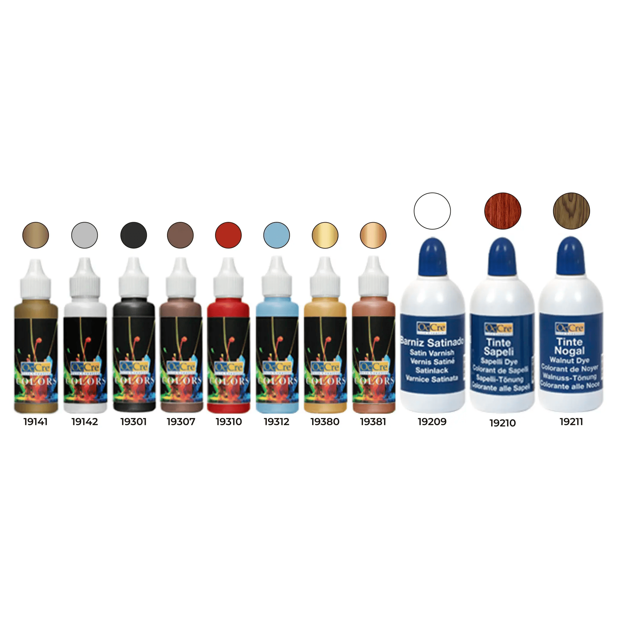 Santisima Trinidad Acrylic Model Boat Paints - Occre