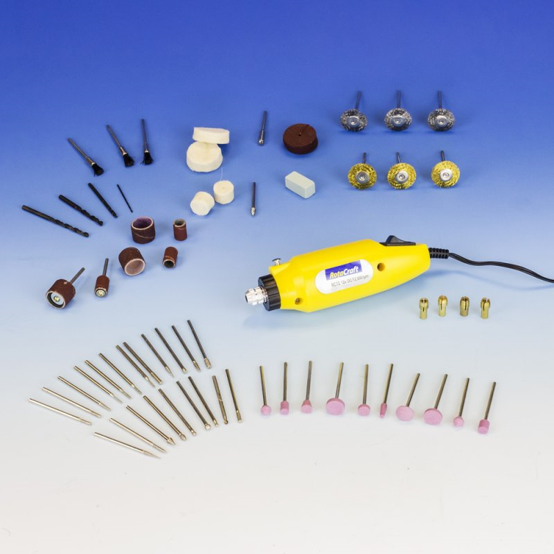 Rotacraft RC12/75A Tool Kit Plus 75 Accessories (UK Plug)