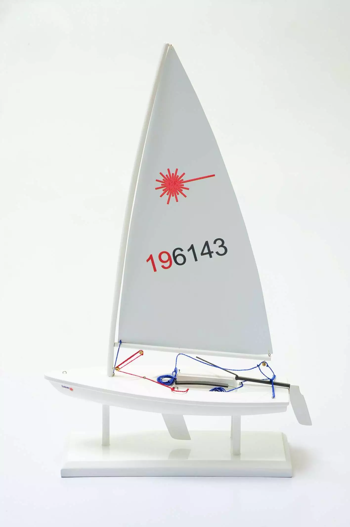 model laser sailboat