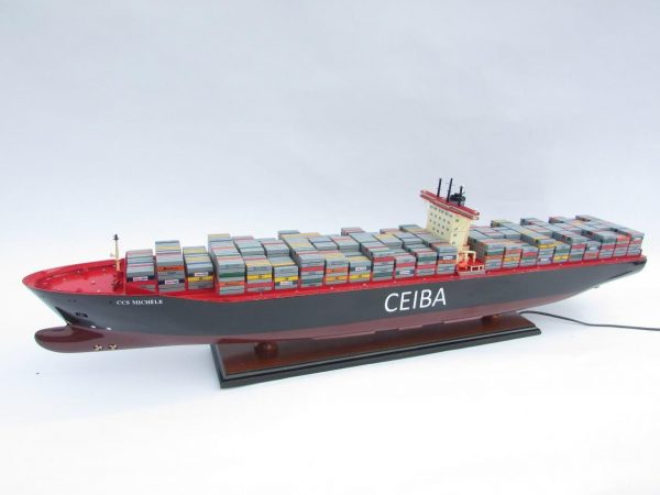 Custom Container Model Ship with Lights - GN