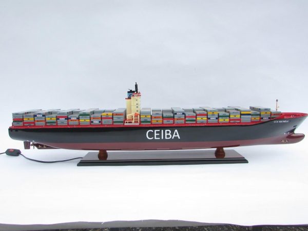 Custom Container Model Ship with Lights - GN