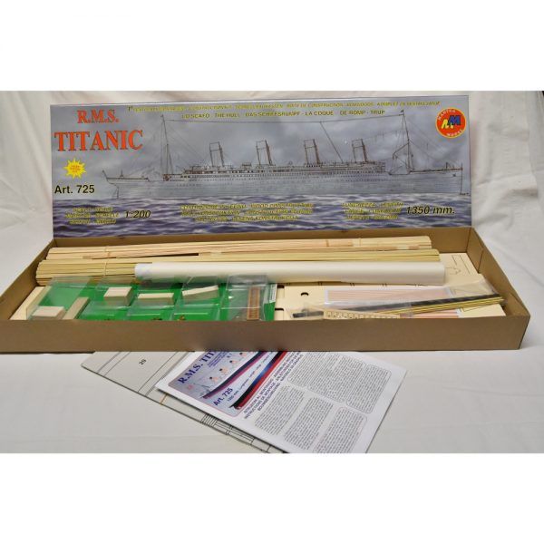 Titanic Model Boat Kit No 3 (Fore, Aft deck & Hull Decor) - Mantua Models (727)