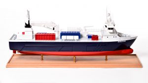 Silver River Model Cargo Ship