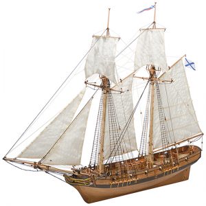Shooner Polotsk 1788 Wooden Model Ship Kit - Master Korabel (MK0302P)
