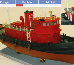 Diesel Tugboat Model Kit - BlueJacket (K1080)